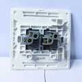 MK Legrand Electric 2 Gang/2 Way Wide Rocker Switch - S4782W2. 