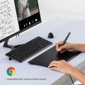 HUION Inspiroy H610X Drawing Tablet 10x6.25 Inch Digital Graphics Tablet Android Supported 8192 Pressure Level with Battery-Free Stylus and 8 Shortcut Keys. 
