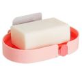 1Pc Wall Mounted Soap Dishes Holder Self-adhesive Bathroom Kitchen Accessories. 