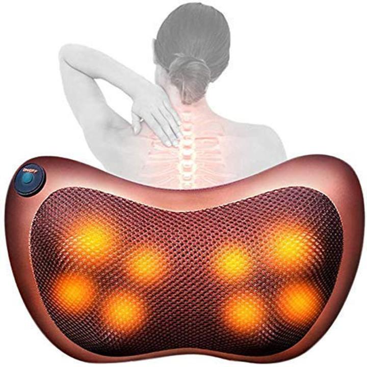 2 in 1 Car&Home Body Massage Pillow neck massager cushion seat stress pain relief relax massage Car or Electronic Massager 8 Ball Neck Shoulder Massager Back Massager Home Office