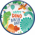 DINOSAUR THEME PAPER PLATES PACK OF 10 PAPER PLATES. 