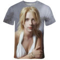 Summer fashion men's T-shirt 3D printed Scarlett Johansson Harajuku streetweawr unisex clothes high quality O neck tops T shirts. 