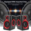 Ft-165 Computer Speakers With Heavy Bass,Subwoofer, Volume Control, 3.5mm Audio, USB Wired Powered Built-in Four Loudspeaker Diaphragm Multimedia Speaker for PC/Laptops/desktop/ Computer - High Quality By Qs. 