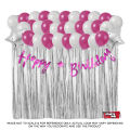 Happy Birthday Cursive Banner Theme Collection,  HBD Party Decor Set, First, 2nd, 3rd Birthday Parties Decoration Themes For Boy Girl or Family Member, Second & Third Birth day Themes Celebrations Supplies Set : GyMmHoOj. 