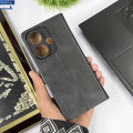 Vivo V60 Lite Cover - Dark Brown - Premium Leather Business Wallet Flip Book Cover With Card Holder and Cash. 