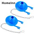 Rust-proof Stainless Steel Chain Toilet Flapper Universal Toilet Flapper Replacement with Water Saving Rubber Flush Valve Easy Diy Installation for Diy Toilet Flapper Installation. 