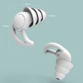 Swimming Ear Plugs Soft Silicone Earplugs - blue. 