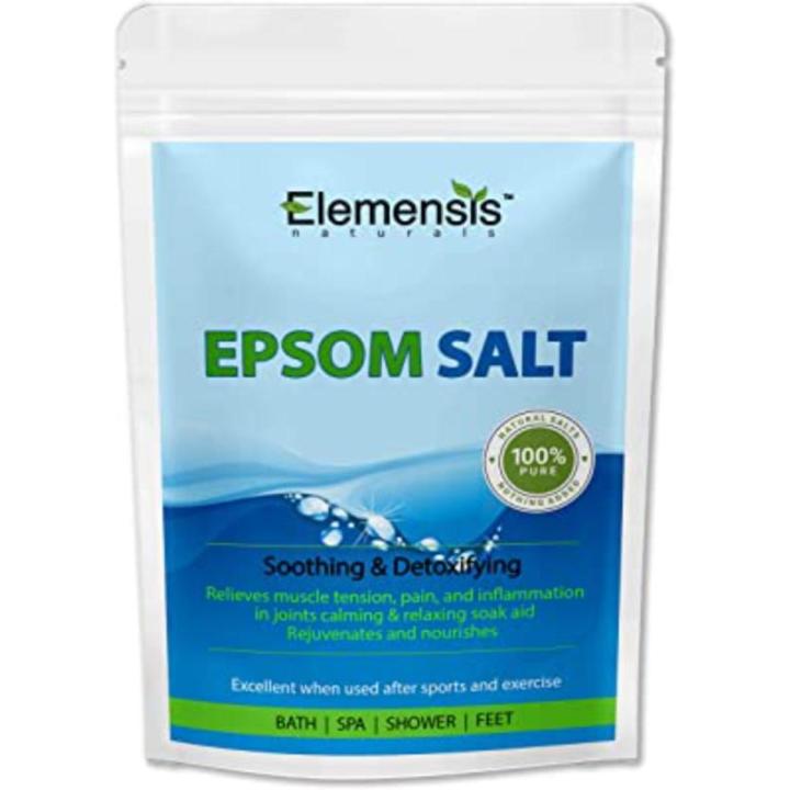 Elemensis Naturals Epsom Salt For Bathing, ,900gm)