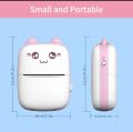Mini Portable Intelligent Wireless Bluetooth Thermal Printer Receipt Printing. 