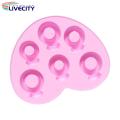 Ice Cube Tray Food Grade 6 Grids Ring-shaped Cold Ice Cube Tray. 