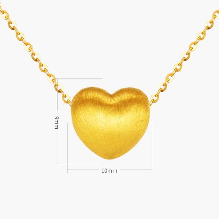 Real%20Gold%20Plating%20Heart%20Pendant%20Necklace%20For%20Women%20-%20Image%205