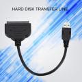 USB 3.0 To 22 Pin SATA 2.5" HHD SSD Adapter Connector Cable Lead. 