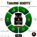 Premium Organic Tamarind (Imli) – 100% Pure Whole Dried Tamarind for Chutneys, Curries & Tangy Cooking – 200g. 
