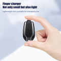 Power bank Keychain 1500mah Mini Portable Keychain Phone Charger Emergency Power Banks Retractable Plug Power Fast Charging For IPhone And Android. 