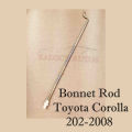 Stainless Steel Bonnet Rod For Toyota Corolla (2002-2008) - Engine Hood Prop Rod/Strut. 