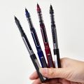 Deli Rollerball Pens, 0.5mm Quick-drying Liquid Ink Stick Ballpoint Blue Gel Pens for Adult Kids Writing Note Taking. 