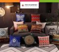 Techmanistan Pack Of 9 Ethnic Design African Geometric Cushions Without Filling, Printed Cushion Covers For Sofa, Fancy. 