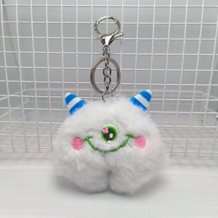 1PC Cartoon Super Cute Big Eyed Monster Doll Cute Plush Toy Doll Pendant Holiday Gift