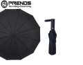 PRENDS 12 Ribs Large Folding Umbrella - Automatic Folding Umbrella  and Windproof Resistant Umbrella for Women Man 1-2 People. 