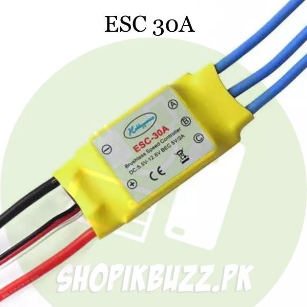 Electronic Speed Control (ESC) 30 Amp 30A Brushless RC BEC ESC Brushless Motor Speed Controller T-rex 450 V2 Helicopter Boat I403 Airplanes Parts & Accessories| Shopikbuzz