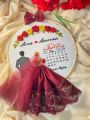 Personalized Calendar Hoop Embroidery | Custom Engagement, Wedding & Nikah Gift | Handmade Keepsake | Engagement Gift | Engagement Gift For Girls & Boys | Wedding Gifts For Bride | Wedding Gifts For Couple. 