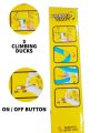 3 Duck Slide Toy Set,stair climbing duckling cartoon race track,set little lovely duck slide toy escalator toy with light and music,Funny Automatic Stair-Climbing Ducklings Cartoon Race Track Set Little Lovely Duck Slide Toy with Lights and Music. 