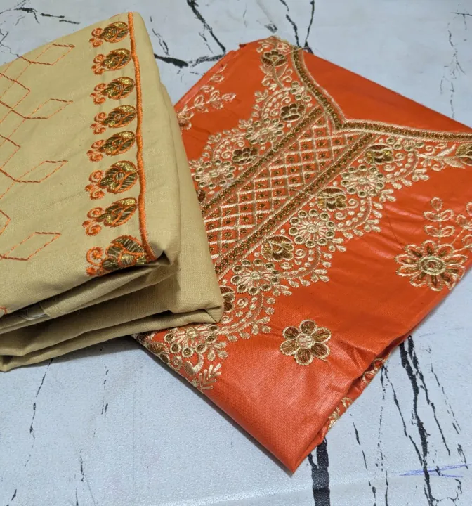 Cotton%20Panel%20Embroidered%202PC%20Suit%20for%20Women%20%E2%80%93%202.5%20Gaz%20Embroidered%20Shirt%20with%20Side%20Sleeves%20&%202.5%20Gaz%20Trouser%20%7C%20Unstitched%20Summer%20Collection%20-%20Image%202