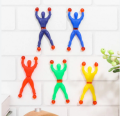 Sticky Elastic Spider-Man Wall Climber Toy – 1 Pc Stretchy Superhero Figure for Kids – Fun Climbing Action Toy for Boys. 