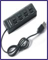 EMILY HIGH QUALITY USB HUB WITH EACH PORT LIGHT AND BUTTON. 