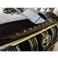 Toyota Land Cruiser Words Alphabet Letters Bonnet / Hood Logo / Emblem Chrome. 