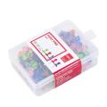 Deli Pack of 100 Plastic Thumb Pins - Push Pins for Notice Board - 0031 - 23mm - Multi-color. 