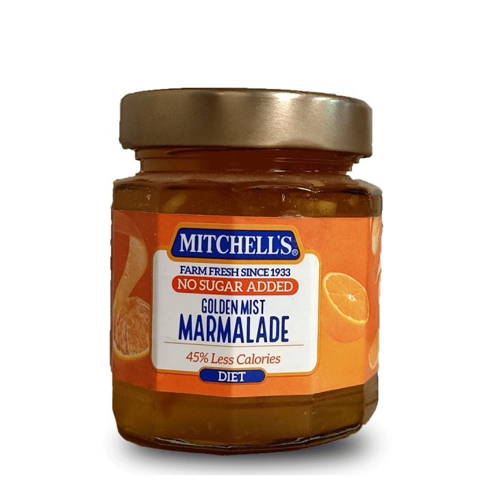 Mitchells Golden Mist Marmalade No Sugar Added Diet Fruit Jam, 300gm