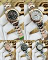 ANALOG ROLEX TIME WITH DATE FEATURE WATCHES FOR WOMEN. 