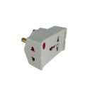 Round 3 Pin Multi Plug & Socket 15amp White - Brand Quality. 