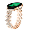 Suitable for Samsung Galaxy Watch456 watch with 20MM7 studded metal fashion Huawei strap. 