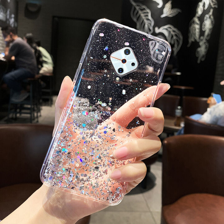 Maitus for Vivo S1 Pro/Vivo Y51 Back Cover Luxury Glitter Sequins