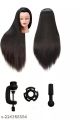 Hair Dummy Training Head For Hair Styling Practice Salon Cutting Hair (Black). 