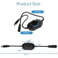 LED Bar Light Dimmer, DC 12V-24V 6A Dimmer Switch, Suitable for LED Bar Light, LED Rope Light 3528, 5050, 5630 (Black). 
