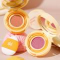 Air Cushion Blush with Puff Soft Face Brightening Contouring Shadow Blusher Powder Peach Pink Cheek Tint Korean Makeup Cosmetics. 