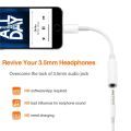 For Lightning to 3.5mm Jack Adapter For iPhone 12 11 Pro MAX XS XR X Headphone Jack Connector AUX Cable Earphone Audio Converter. 