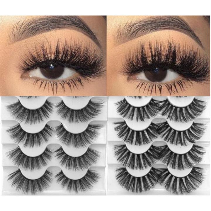 Pack of 5 Pairs of Thick Bridal Eyelashes