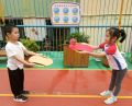 Kindergarten baby toy bouncy ball bouncing ring big ball children's sports pro-bullet sense training throwing ball. 