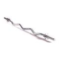Barbell Zigzag W CURL  Sports Exercise Curl in 1 inch Diameter -FITNESSCLUB419. 