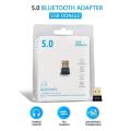 Bluetooth CSR 5.0 & 5.1 USB Wireless Adapter for Windows PC & Laptop | Mini Plug & Play Bluetooth Dongle Receiver for Audio, Mouse, Keyboard, Printers & Game Controllers | Long Range Stable Connection with Low Energy Consumption. 