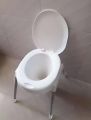 MM Commode Stool Perfect Qualty Fibre Plastic Irani Commode Chair Washroom Stool White. 