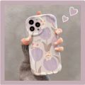 Cute Rabbit Flower Floral Case For Infinix Smart 8 Pro X6525B / Smart 8 Plus X6526 / Smart 8 HD X6525 / Smart 8 X6525 Cover Curly Wave Soft Silicone. 