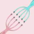 Head Massager Scalp Neck Comb Roller Five Finger Claws Steel Ball Hand Held Relax Octopus Head Massager. 