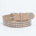 Rivet studded Punk wedding belts Edgy Punk Square beads Adjustable studded belts Adjustable PU leather Rivet waistbands for jeans for Street style Punk fashion Casual wear Rock concerts Music festivals. 