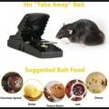 Heavy Duty Mouse Trap Mice Catcher High Quality Plastic Reusable Convenient Effective Black Stainless-Steel Springs Rat Killer For Households Eliminates Faster Than Other Indoor and Outdoor. 