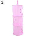 3 Shelf Hanging Storage Net Kids Toy Organizer Bag Bedroom Wall Door Closet. 